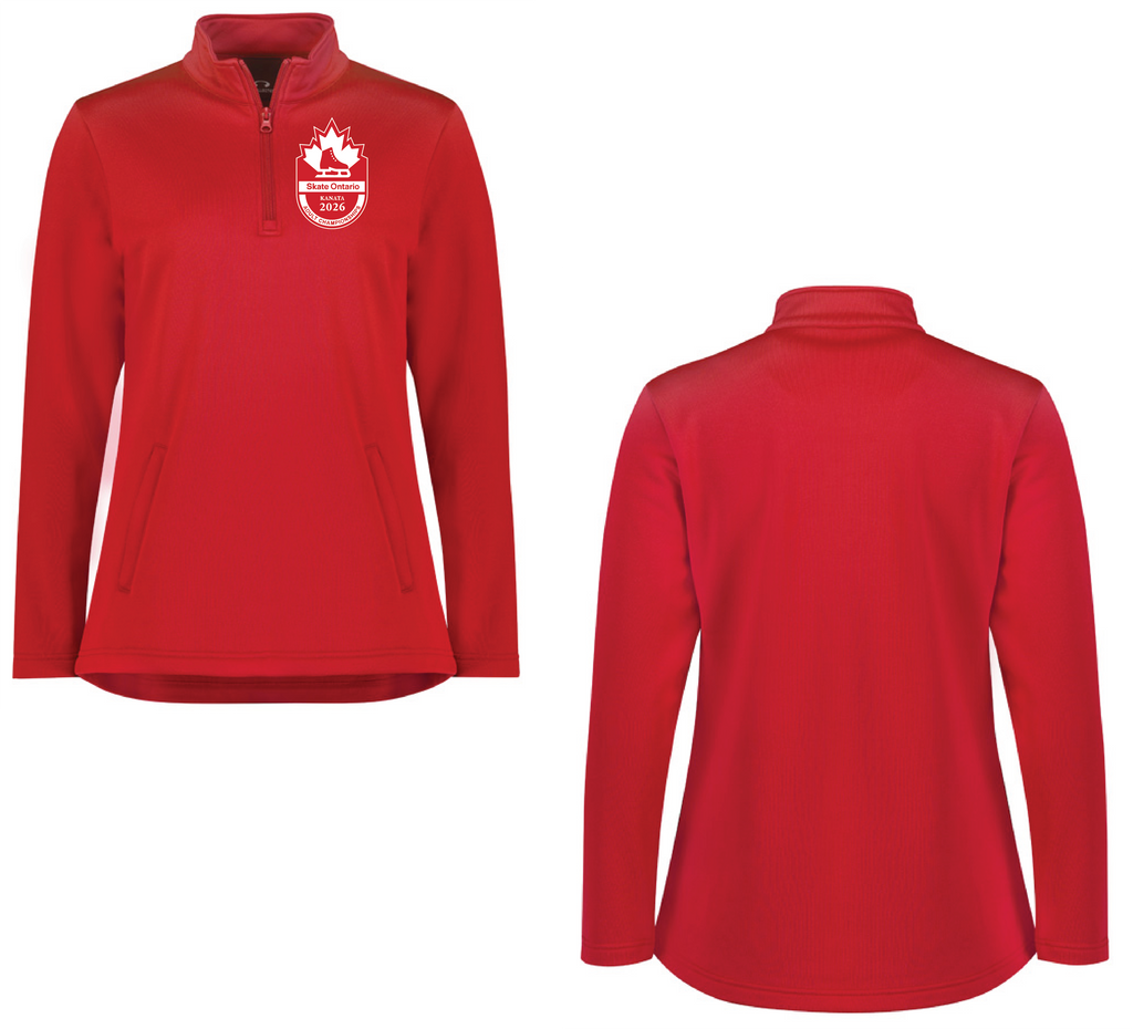 2026 SKATE ONTARIO ADULT PROVINCIALS ALT LOGO - HYPE 1/4 ZIP FLEECE
