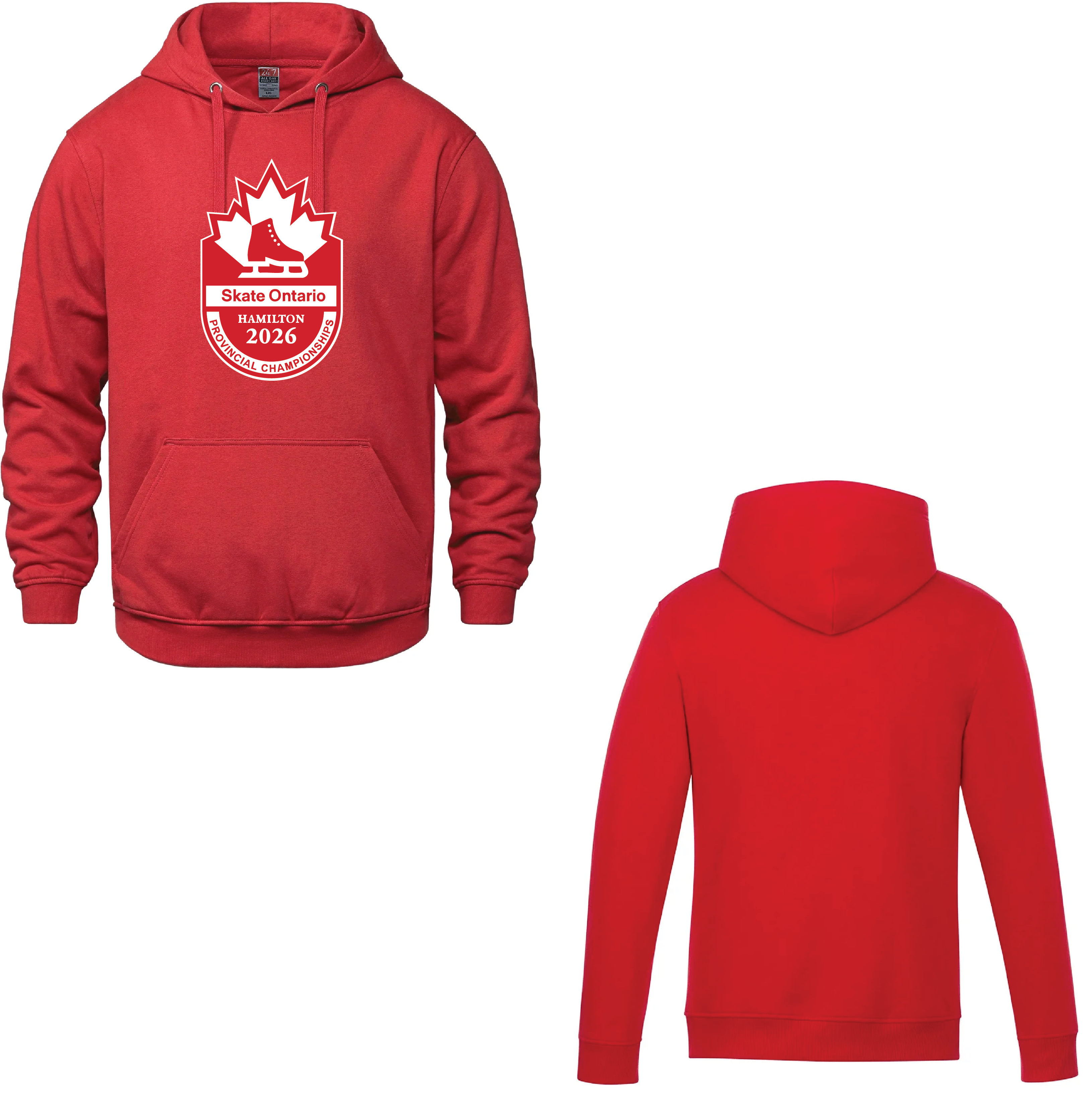 2026 SKATE ONTARIO PROVINCIALS ALT LOGO - FLEECE HOODIE