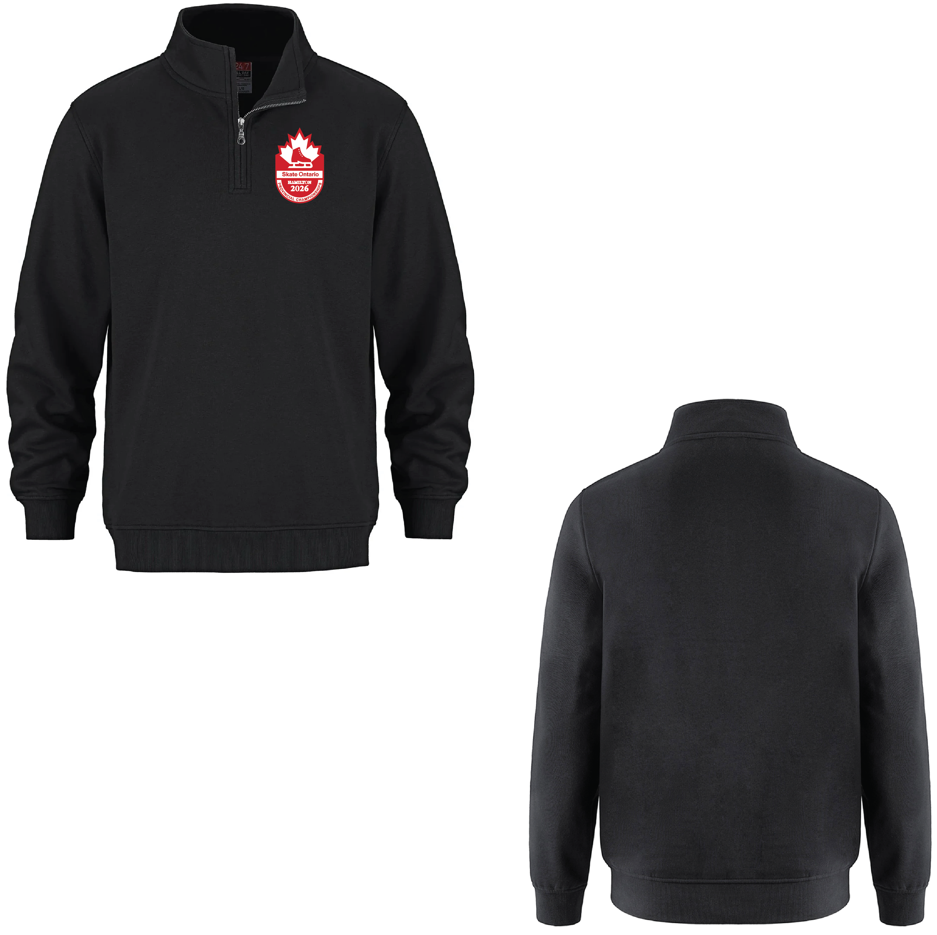 2026 SKATE ONTARIO PROVINCIALS ALT LOGO - 1/4 ZIP FLEECE PULLOVER