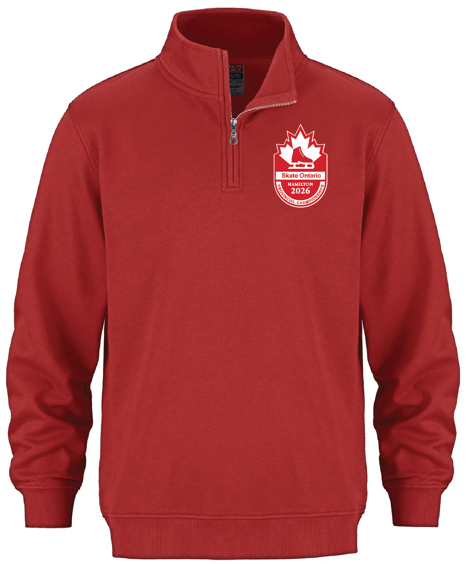 2026 SKATE ONTARIO PROVINCIALS ALT LOGO - 1/4 ZIP FLEECE PULLOVER