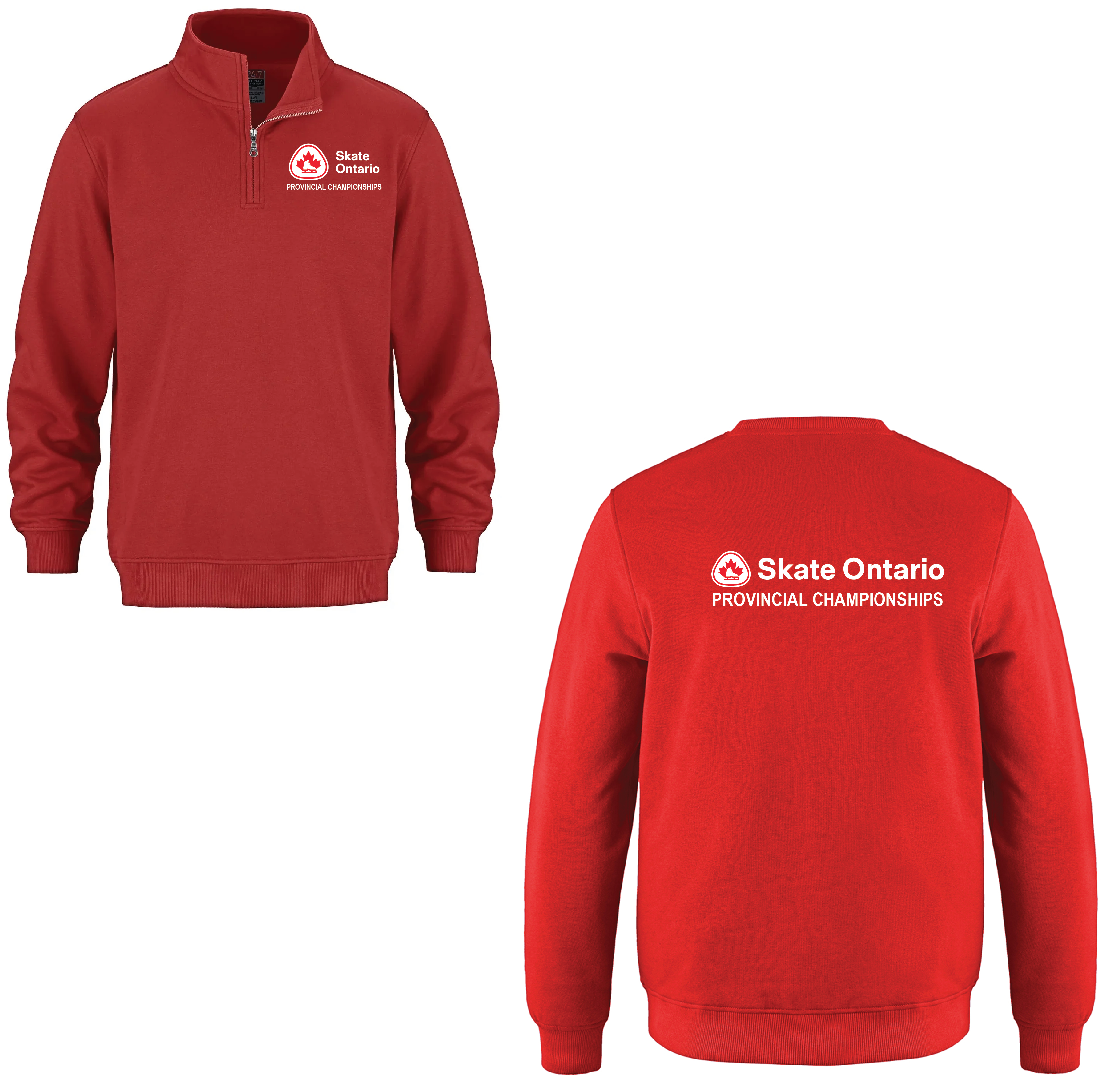 2026 SKATE ONTARIO PROVINCIALS - 1/4 ZIP FLEECE PULLOVER