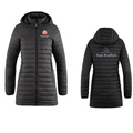 BRADFORD FSC LADIES FULL LENGTH PUFFER JACKET W DETACHABLE HOOD