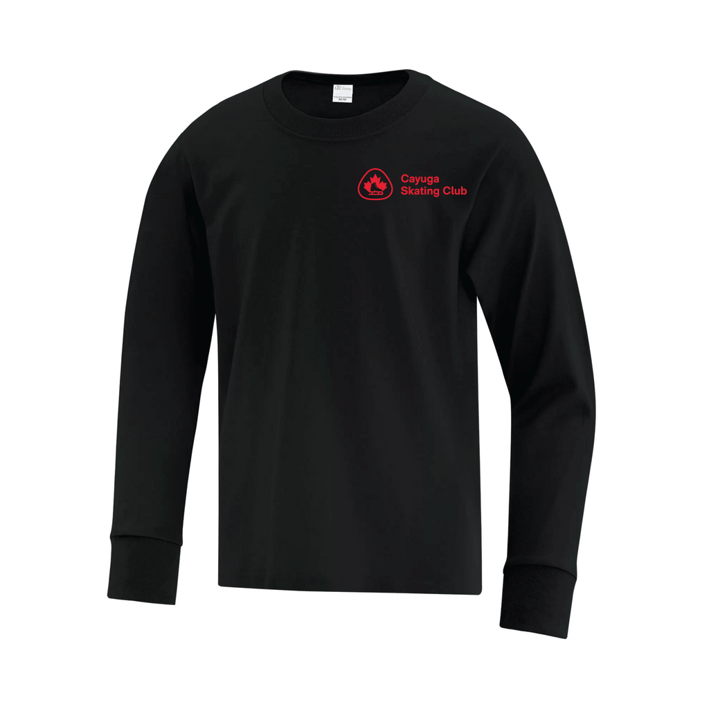 CAYUGA SKATING CLUB - YOUTH LONG SLEEVE COTTON SHIRT