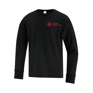 CAYUGA SKATING CLUB - YOUTH LONG SLEEVE COTTON SHIRT