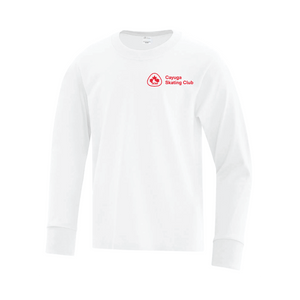 CAYUGA SKATING CLUB - ADULT LONG SLEEVE COTTON SHIRT