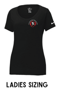 CENTENNIAL PARK SKATING CLUB - NIKE WOMENS NIKE DRI-FIT SCOOP SHIRT