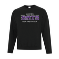 MILTON BATS CREWNECK FLEECE PULLOVER