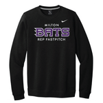 MILTON BATS NIKE CLUB FLEECE CREWNECK