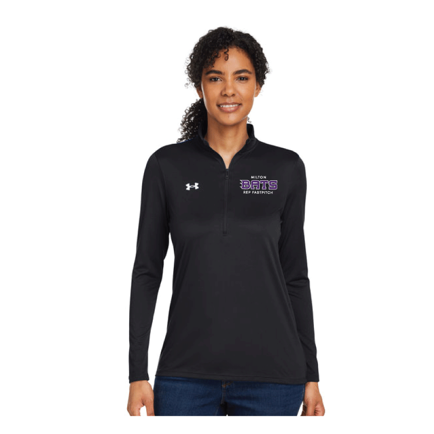MILTON BATS - ADULT 1/4 ZIP UNDER ARMOUR