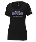 MILTON BATS - WOMENS NIKE DRI-FIT SCOOP SHIRT
