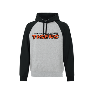 MISSISSAUGA NORTH TIGERS - TWO TONE FLEECE HOODIE