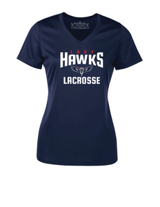 OAKVILLE LADY HAWKS LADIES VNECK DRI FIT TSHIRT