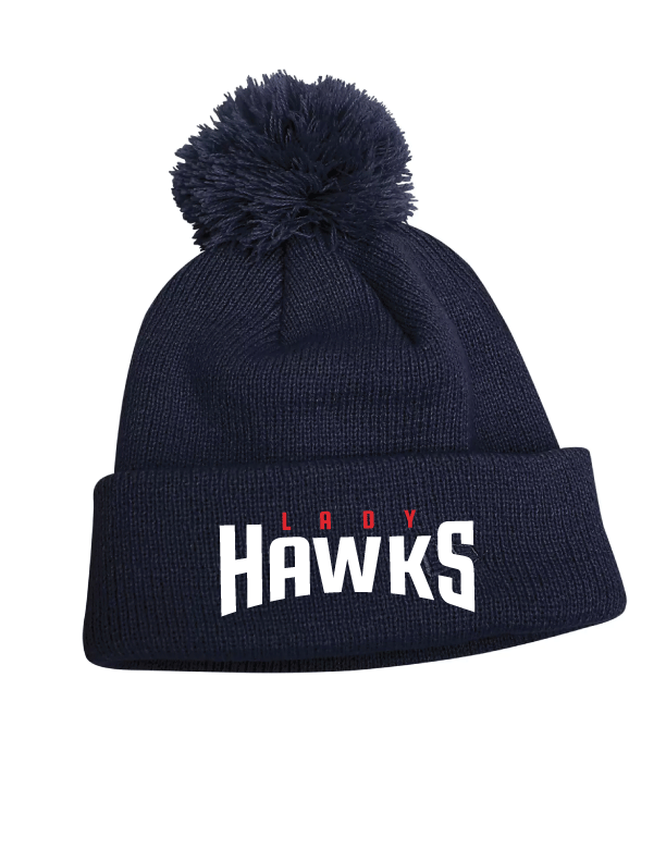 OAKVILLE LADY HAWKS NEW ERA POM TOQUE