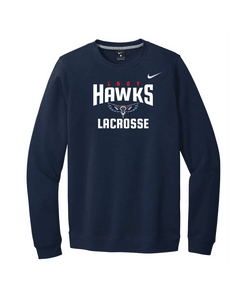 OAKVILLE LADY HAWKS NIKE CLUB FLEECE CREWNECK