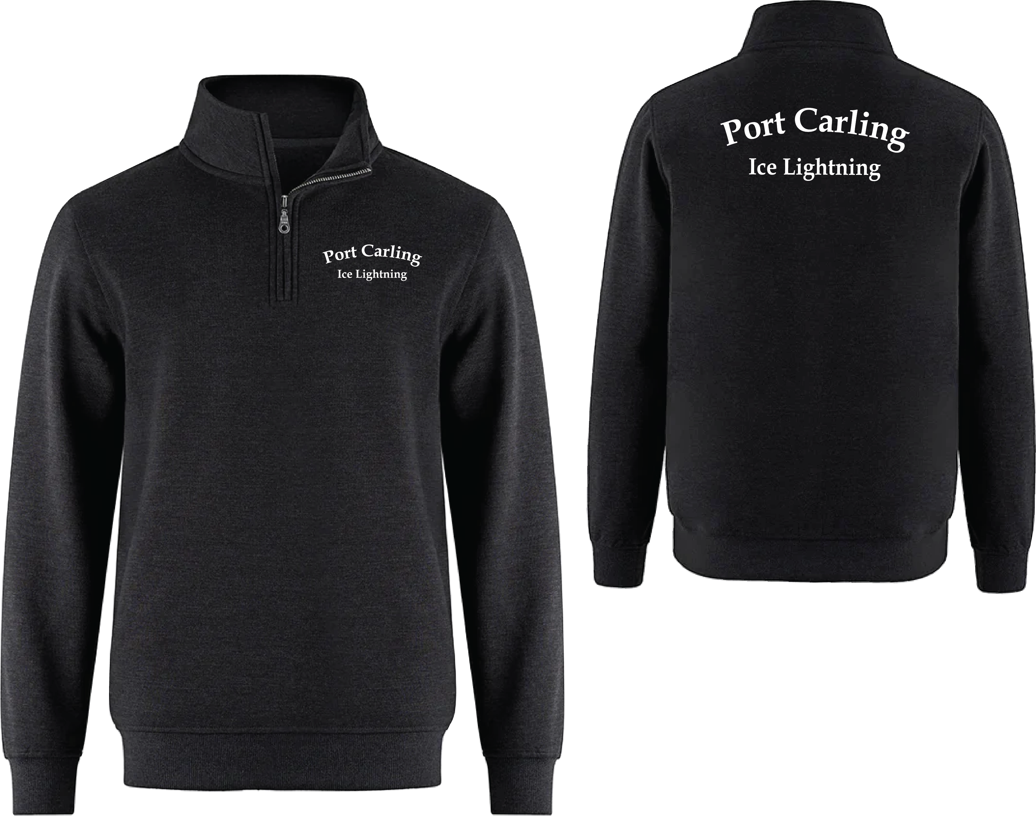 PORT CARLING ICE LIGHTNING - 1/4 ZIP FLEECE PULLOVER