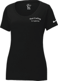 PORT CARLING ICE LIGHTNING - NIKE WOMENS NIKE DRI-FIT SCOOP SHIRT