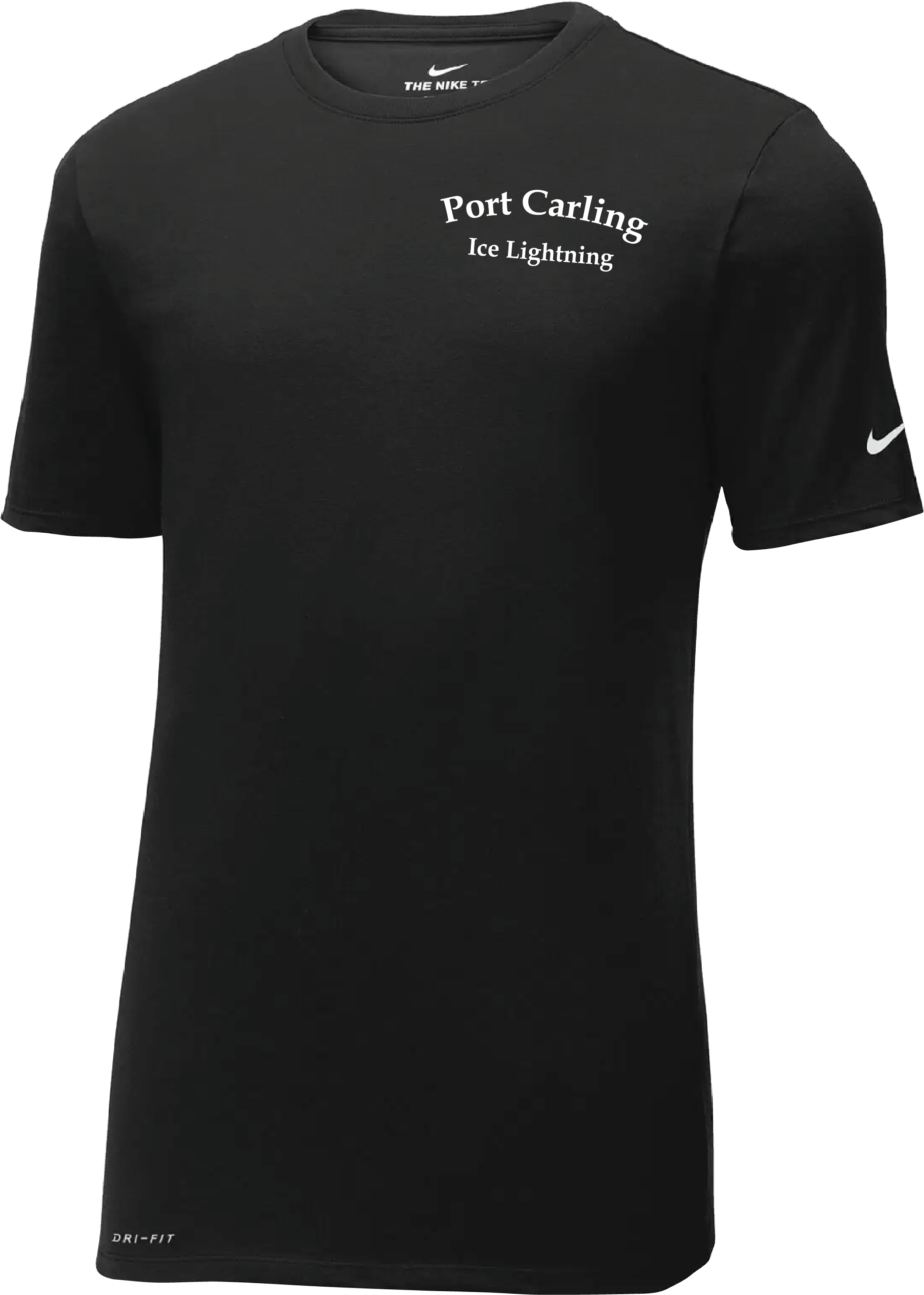 PORT CARLING ICE LIGHTNING - UNISEX NIKE DRI-FIT SHORT SLEEVE