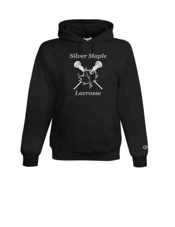 SILVER MAPLE LACROSSE CHAMPION FLEECE HOODIE