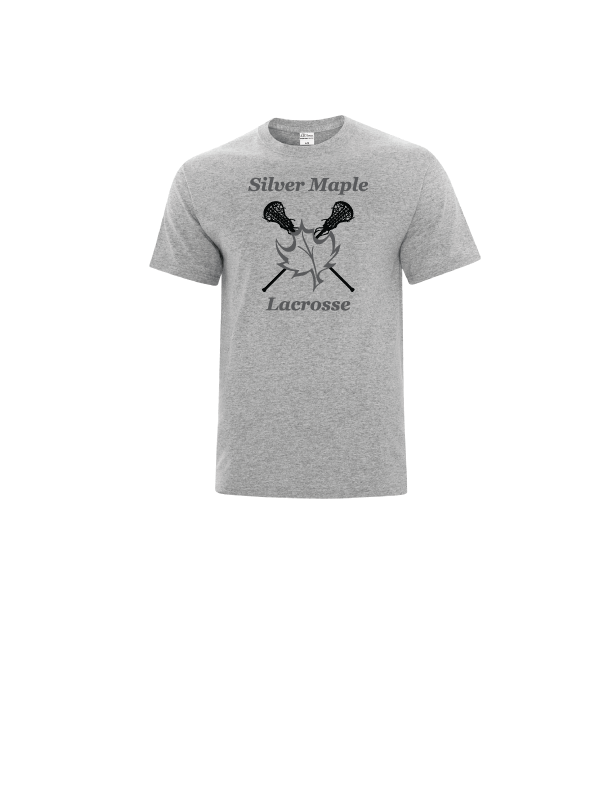 SILVER MAPLE LACROSSE COTTON TSHIRT