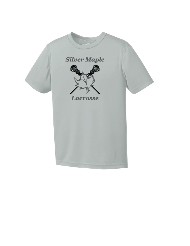 SILVER MAPLE LACROSSE DRI FIT TSHIRT