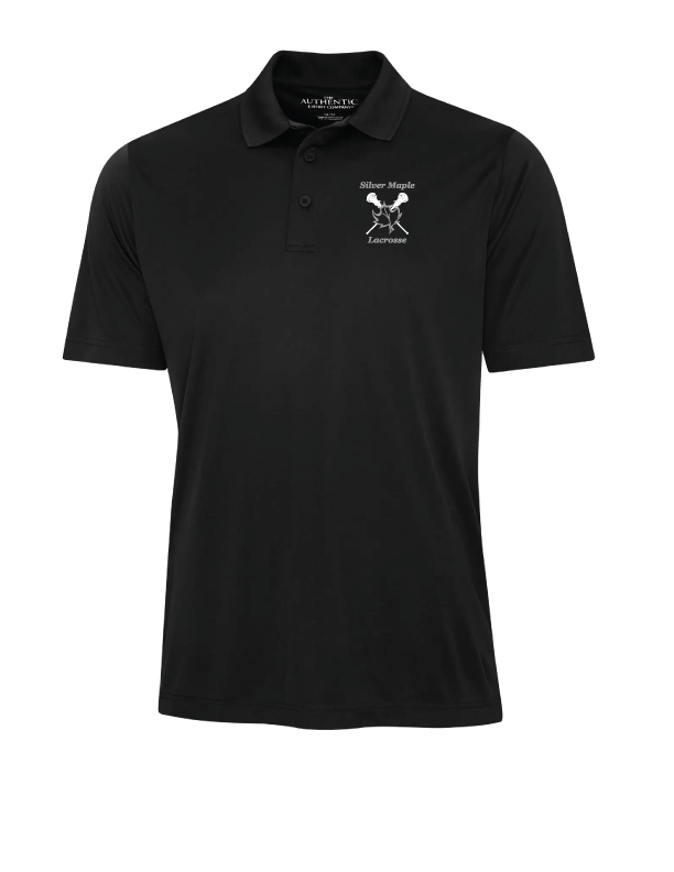 SILVER MAPLE LACROSSE POLO SHIRT