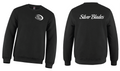 SILVER BLADES - CREWNECK FLEECE PULLOVER (WHITE LOGO)
