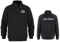SILVER BLADES - 1/4 ZIP FLEECE PULLOVER (WHITE LOGO)