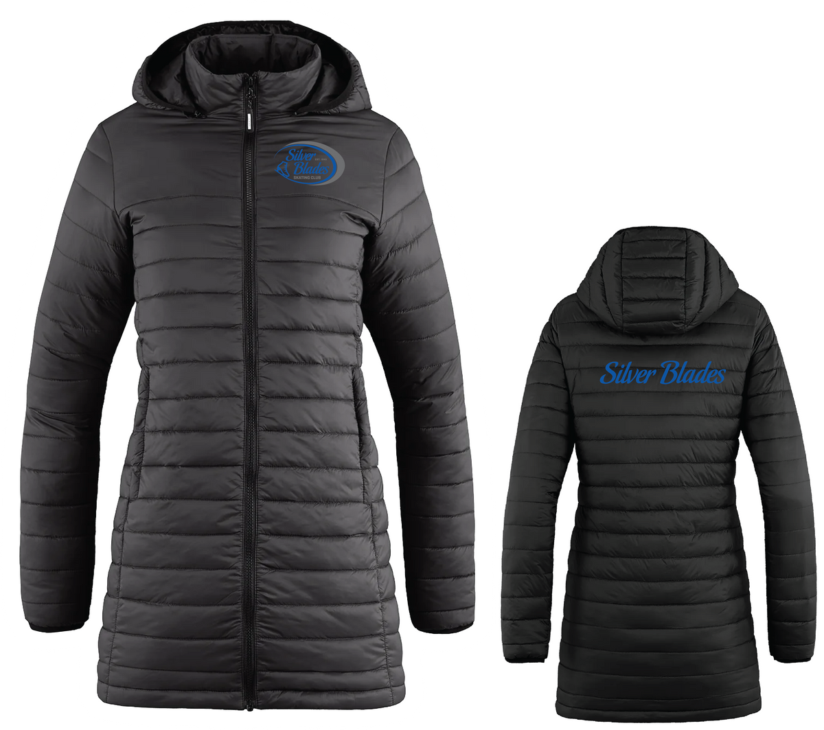 SILVER BLADES - LONG PUFFER JACKET
