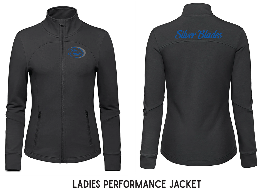 SILVER BLADES - PERFORMANCE FULL ZIP JACKET