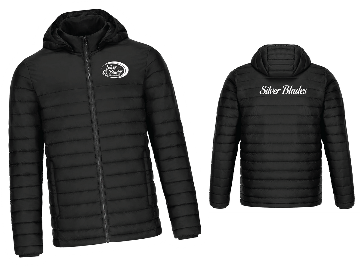 SILVER BLADES - PUFFER JACKET (WHITE LOGO)