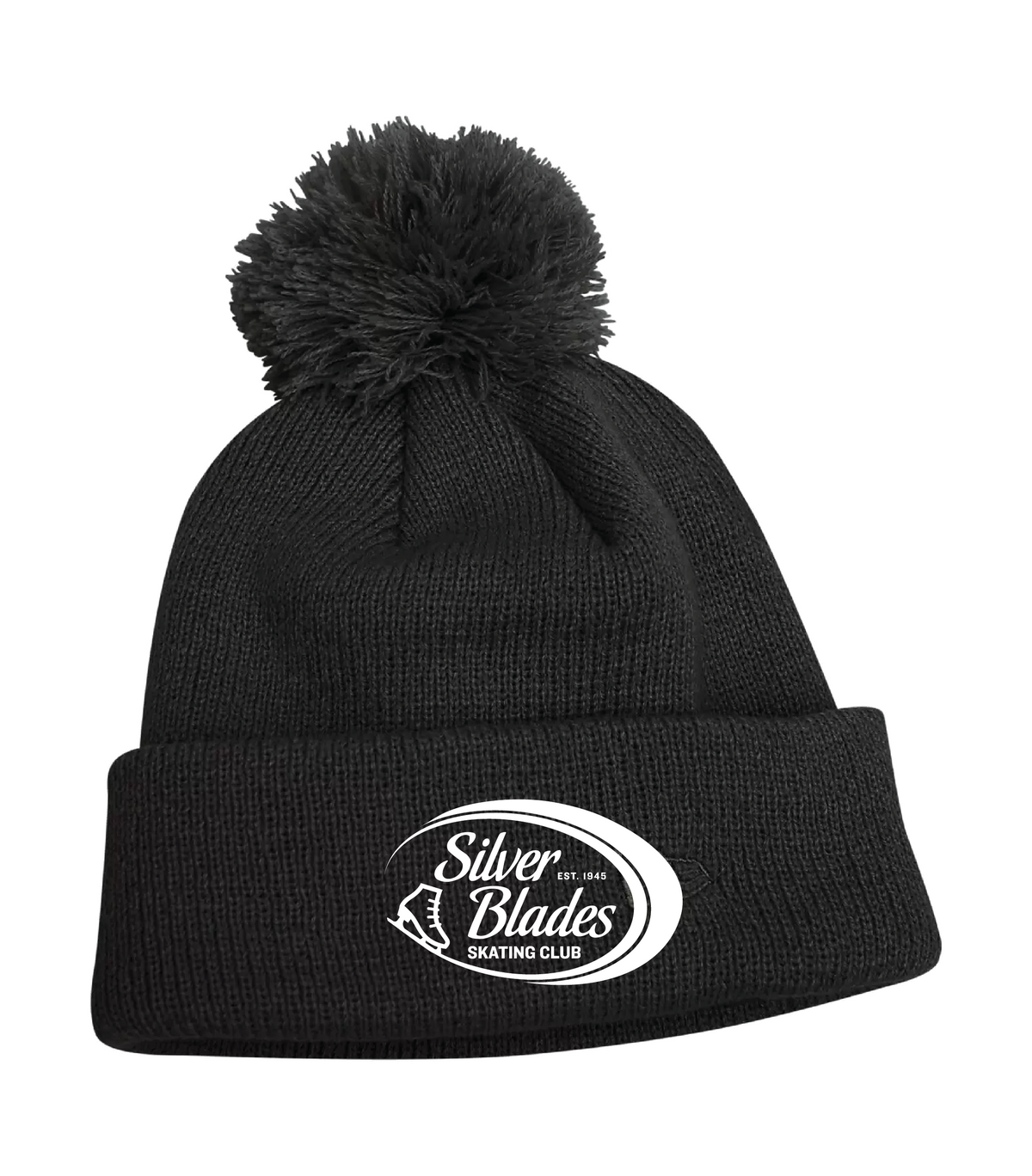 SILVER BLADES - NEW ERA POM TOQUE (WHITE LOGO)