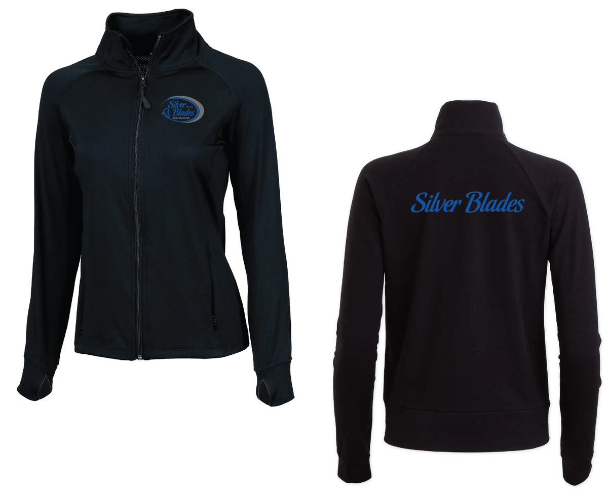 SILVER BLADES - FITTED YOGA JACKET