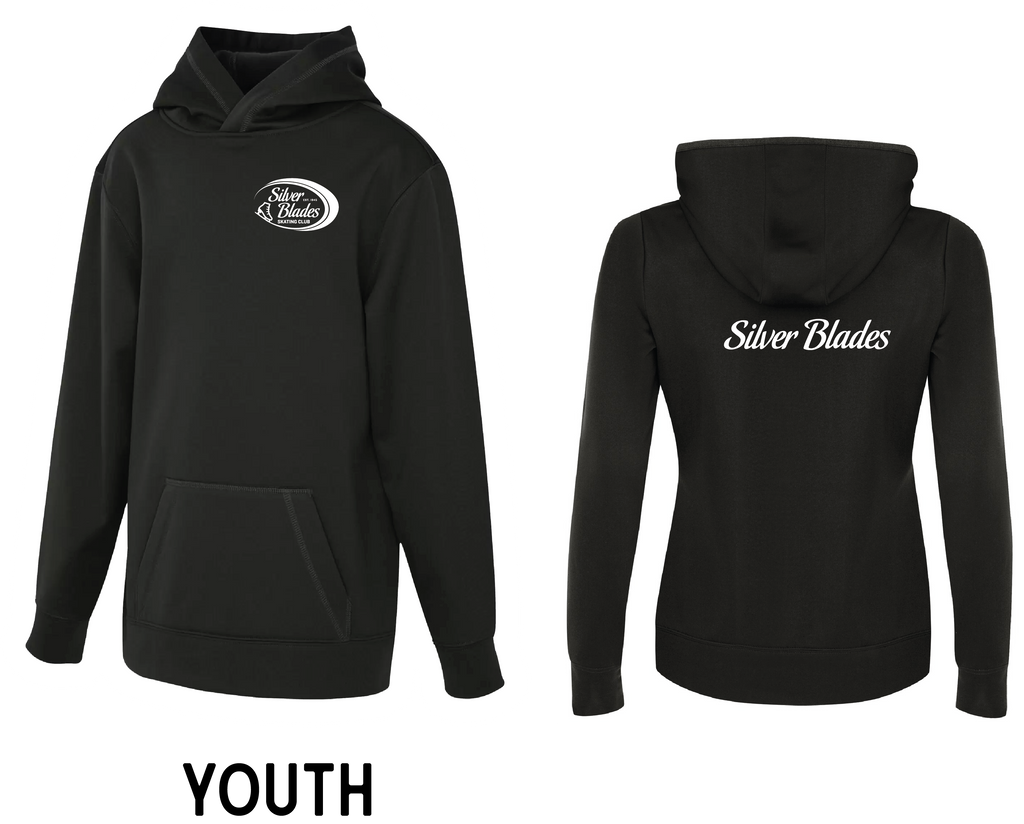 SILVER BLADES - TECH HOODIE (WHITE LOGO)