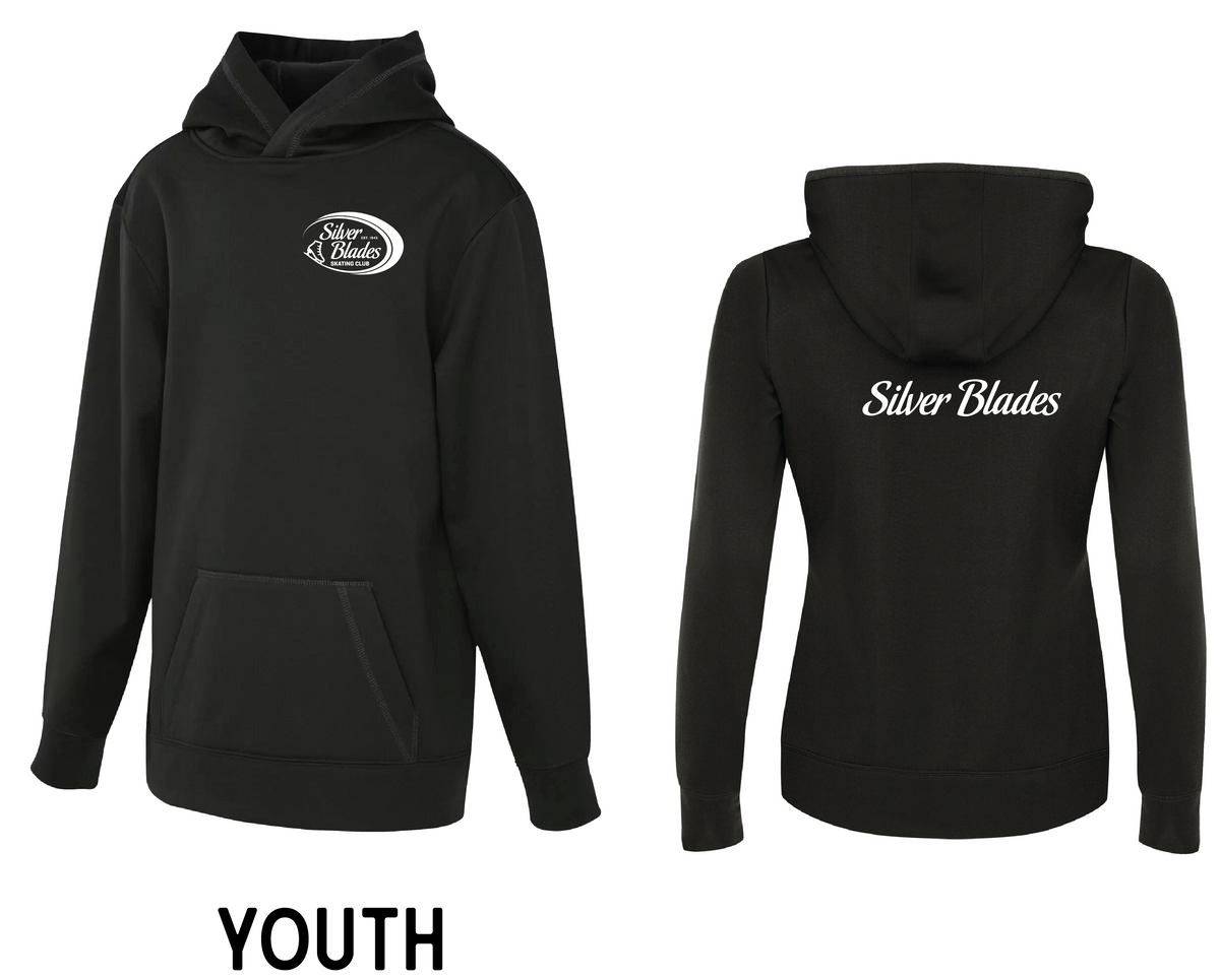 SILVER BLADES - TECH HOODIE (WHITE LOGO)
