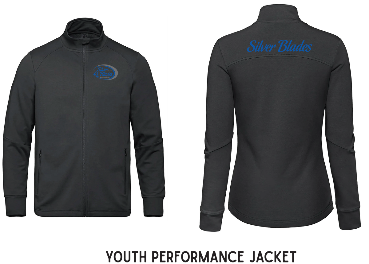 SILVER BLADES - PERFORMANCE FULL ZIP JACKET