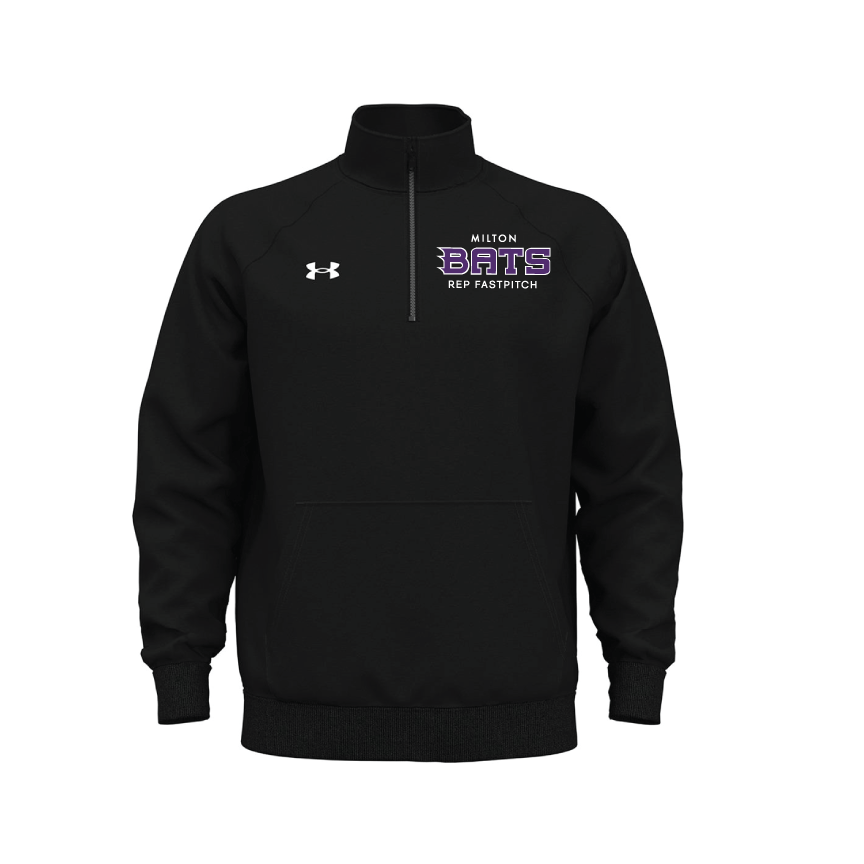 MILTON BATS - UA - RIVAL FLEECE QUARTER ZIP PULLOVER