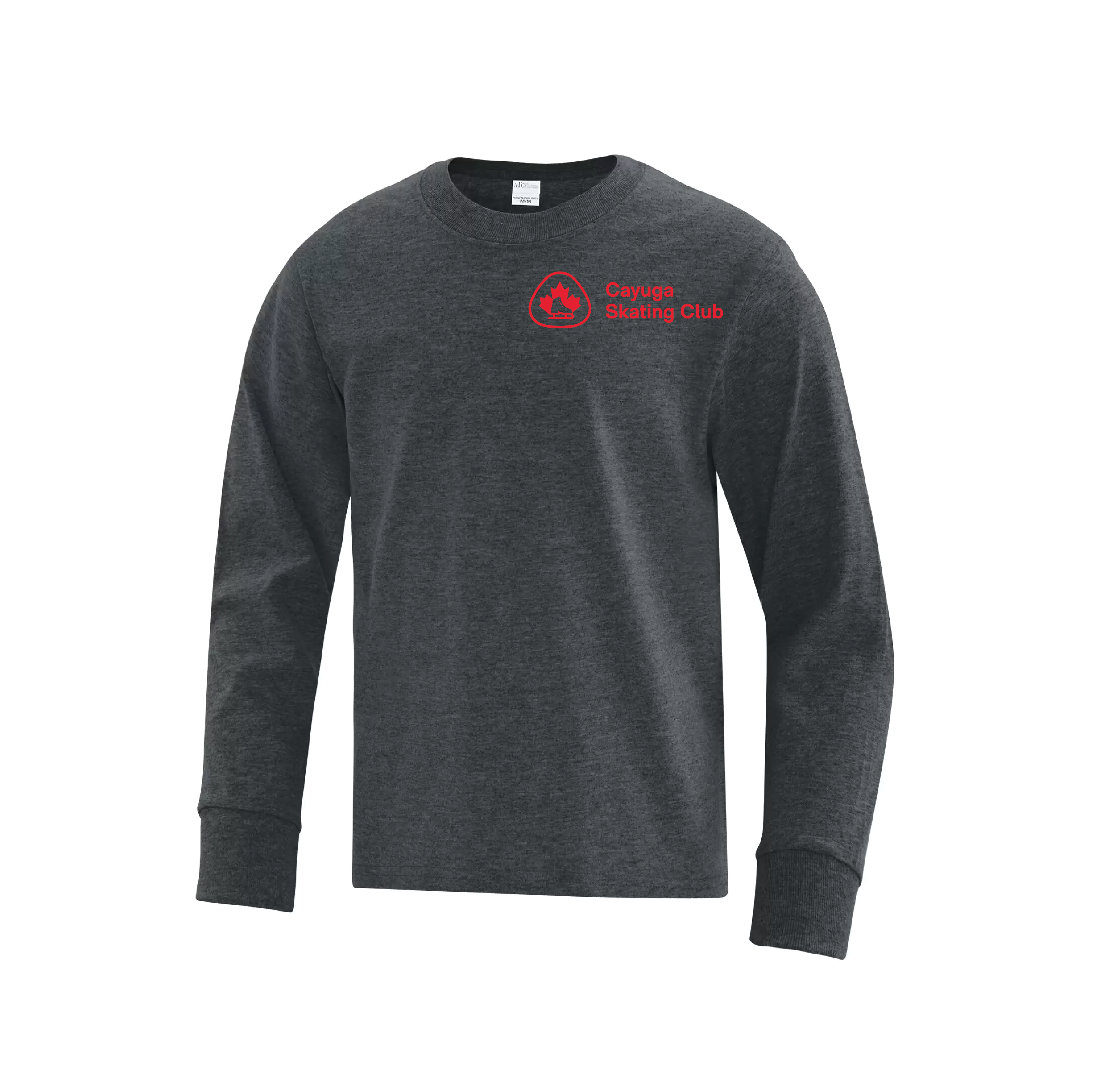 CAYUGA SKATING CLUB - YOUTH LONG SLEEVE COTTON SHIRT