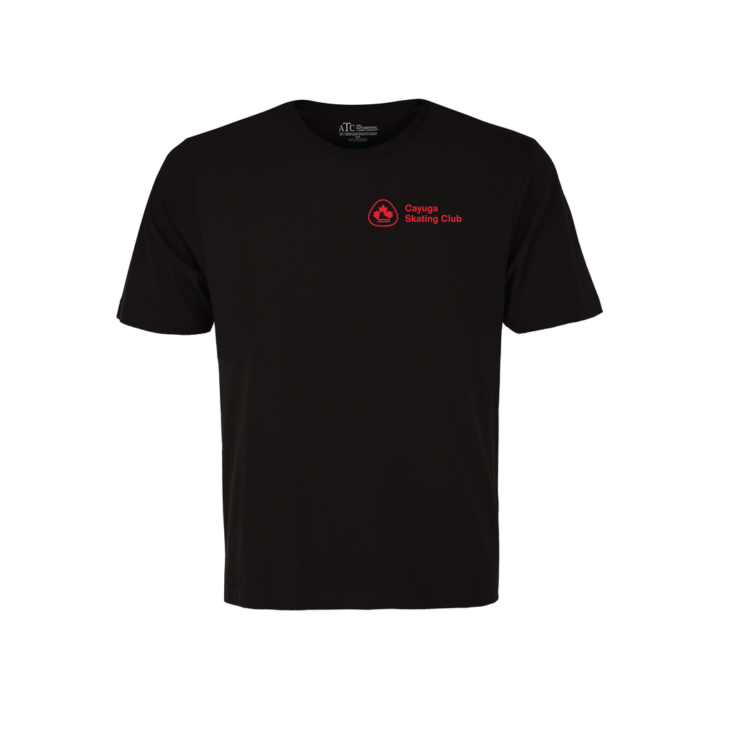 CAYUGA SKATING CLUB - ADULT COTTON RINGSPUN T-SHIRT