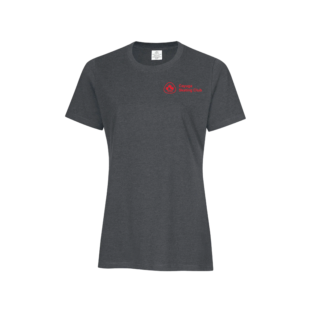 CAYUGA SKATING CLUB - ADULT COTTON RINGSPUN T-SHIRT