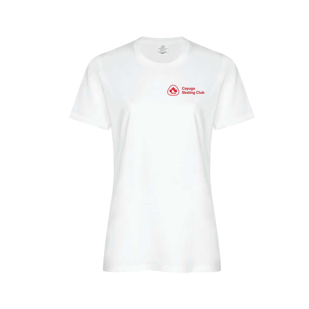 CAYUGA SKATING CLUB - ADULT COTTON RINGSPUN T-SHIRT