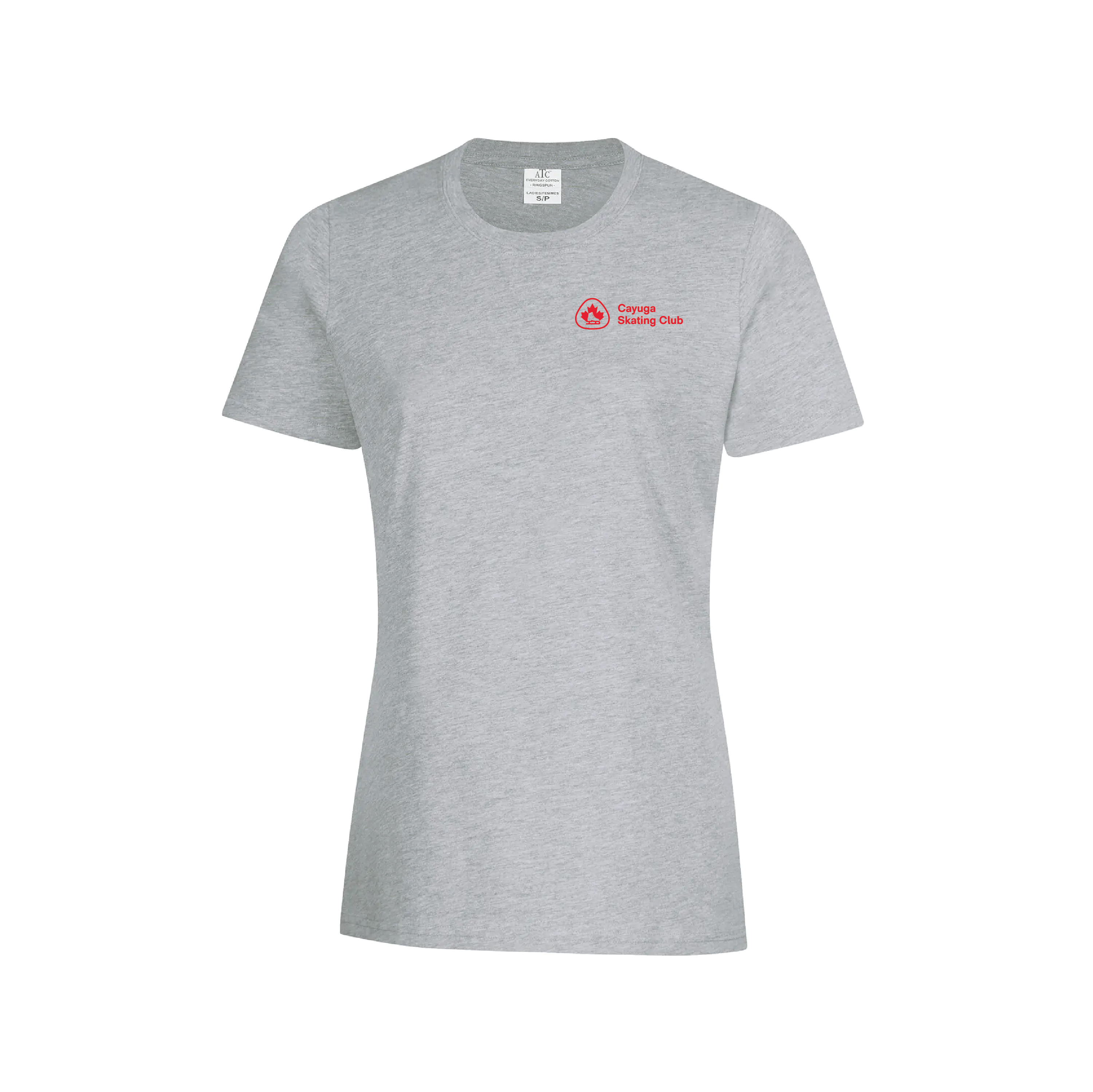 CAYUGA SKATING CLUB - ADULT COTTON RINGSPUN T-SHIRT