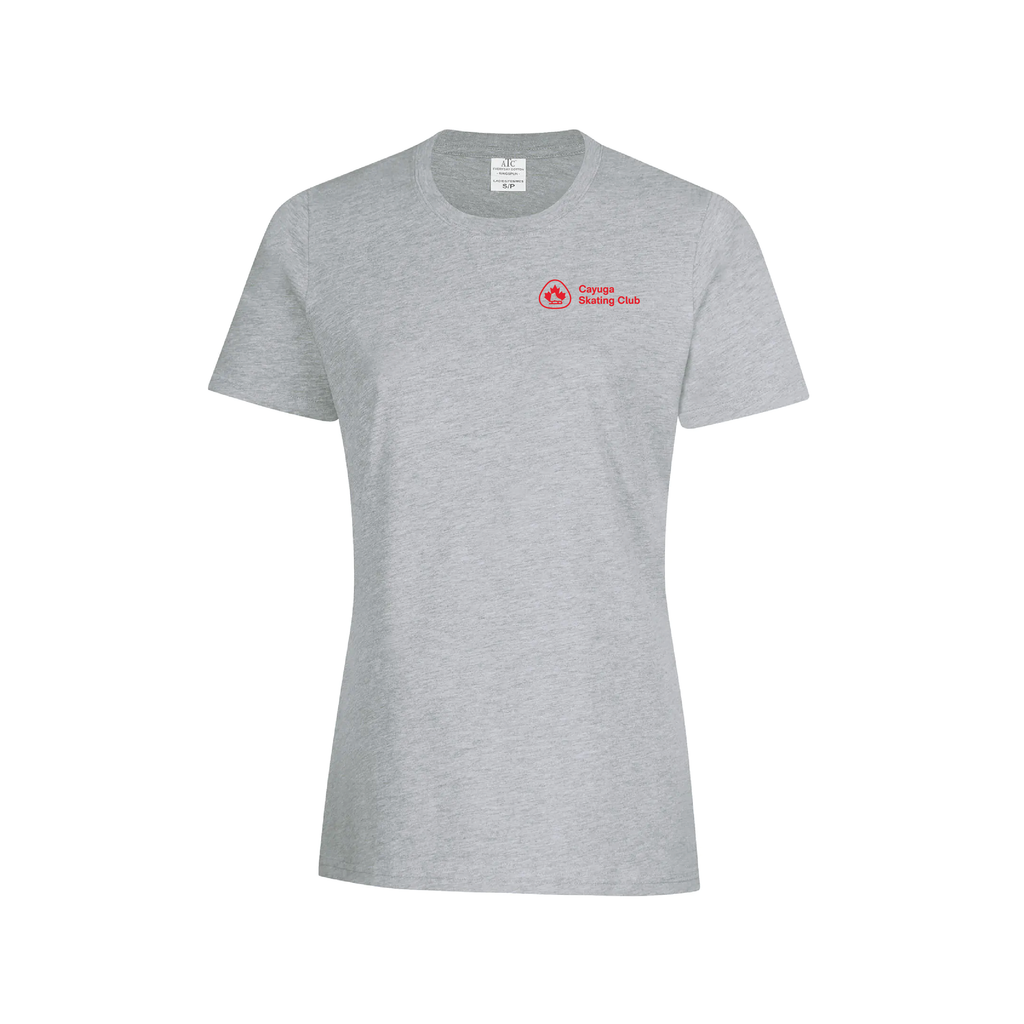 CAYUGA SKATING CLUB - ADULT COTTON RINGSPUN T-SHIRT