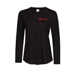 CAYUGA SKATING CLUB - LADIES LONG SLEEVE RING SPUN SHIRT
