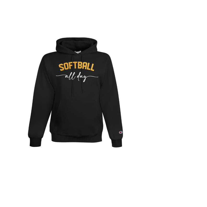 Custom Softball Champion Fleece Hoodie