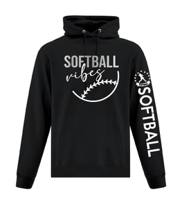 Custom Softball Fleece Hoodie