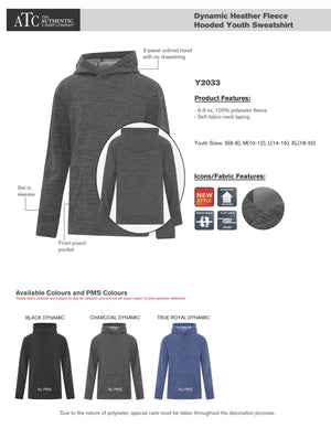 Custom Youth Figure Skating Dynamic Tech Sweater